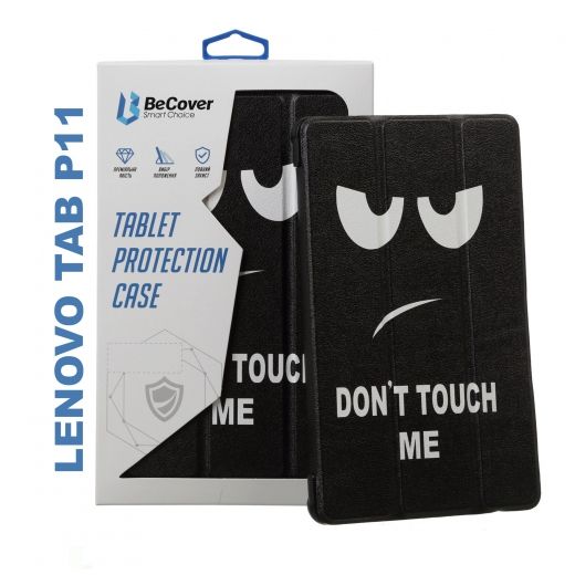 Обложка BeCover Smart Case для Lenovo Tab P11 (706100) Don’t Touch - фото - интернет-магазин электроники и бытовой техники TTT