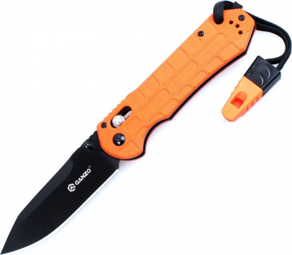 Нож Ganzo G7453P-WS (G7453P-OR-WS) Orange  - фото - интернет-магазин электроники и бытовой техники TTT