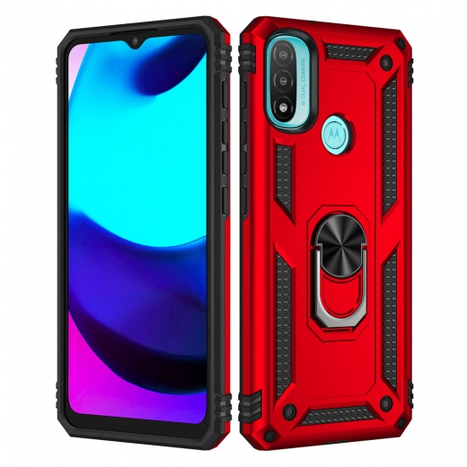 Панель BeCover Military для Motorola Moto E20 (708835) Red - фото - інтернет-магазин електроніки та побутової техніки TTT
