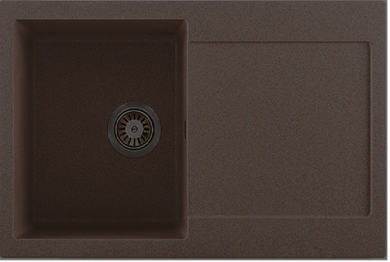 Кухонная мойка INTERLINE VEGA Сhocolate - фото - интернет-магазин электроники и бытовой техники TTT