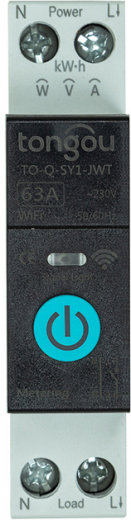 Розумний 1-канальний перемикач Tuya Wi-Fi 63 A (HS081980) - фото - інтернет-магазин електроніки та побутової техніки TTT