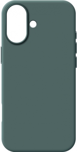 Накладка Acclab SoftShell для Apple iPhone 16 Dark Green - фото Накладка Acclab SoftShell для Apple iPhone 16 Dark Green - фото - интернет-магазин электроники и бытовой техники TTT