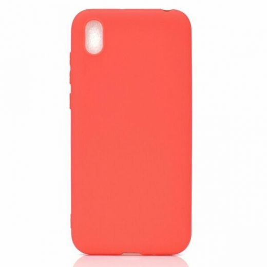 Накладка Silicon case Honor 8s Red - фото - интернет-магазин электроники и бытовой техники TTT