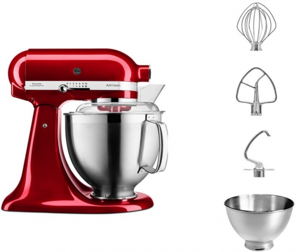 Планетарний міксер KitchenAid Artisan 5KSM185PSECA - фото Планетарний міксер KitchenAid Artisan 5KSM185PSECA - фото - інтернет-магазин електроніки та побутової техніки TTT