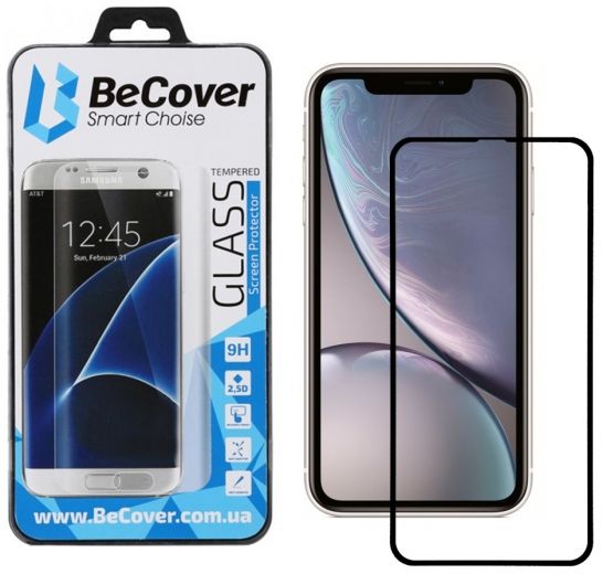 Защитное стекло BeCover для Apple iPhone 11 (BC_704103) Black - фото - интернет-магазин электроники и бытовой техники TTT