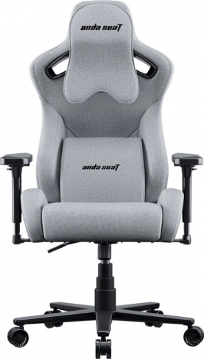 Кресло геймерское Anda Seat Kaiser Frontier XL (AD12YXL-17-G-F) Grey Linen Fabric - фото - интернет-магазин электроники и бытовой техники TTT