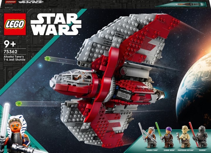 Конструктор LEGO Star Wars Шатл джедаїв T-6 Асоки Тано 601 деталь (75362) - фото - інтернет-магазин електроніки та побутової техніки TTT