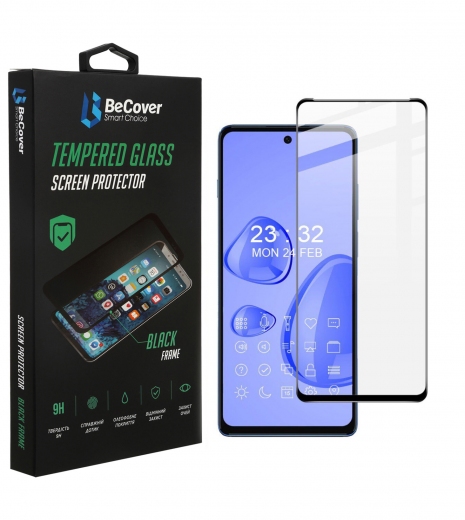Захисне скло BeCover для Motorola Moto G200 (707242) Black - фото - інтернет-магазин електроніки та побутової техніки TTT