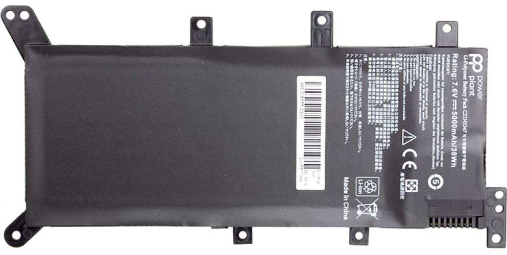 Акумулятор PowerPlant для ноутбуків Asus X555 Series (C21N1347) 7.6V 5000mAh (NB430796) - фото - інтернет-магазин електроніки та побутової техніки TTT