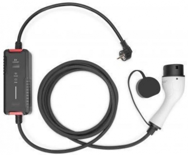 Зарядное устройство DIGITUS EV Single Phase, 3.7kW, 5 m, Schuko to Type 2, с блоком управления и индикацией заряда (DK-1P16-A-050-BL) - фото Зарядное устройство DIGITUS EV Single Phase, 3.7kW, 5 m, Schuko to Type 2, с блоком управления и индикацией заряда (DK-1P16-A-050-BL) - фото - интернет-магазин электроники и бытовой техники TTT