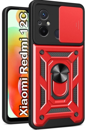 Панель BeCover Military для Xiaomi Redmi 12C (709168) Red - фото - интернет-магазин электроники и бытовой техники TTT