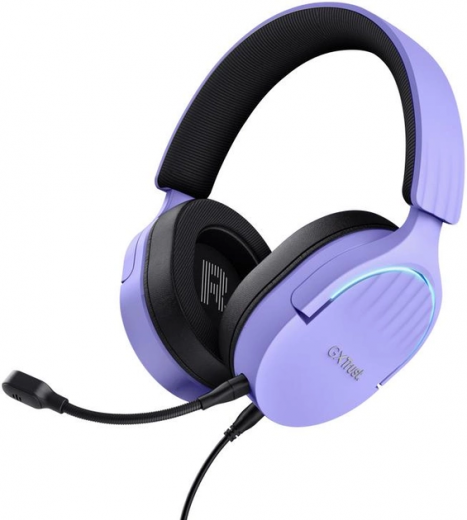 Навушники Trust GXT 490P Fayzo 7.1 USB Headset Purple  - фото Навушники Trust GXT 490P Fayzo 7.1 USB Headset Purple  - фото - інтернет-магазин електроніки та побутової техніки TTT