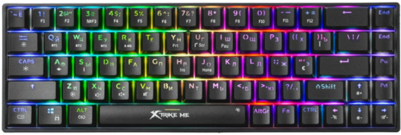 Клавіатура бездротова XTRIKE ME GK-995W UA (GK-995WBKUA) - фото - інтернет-магазин електроніки та побутової техніки TTT