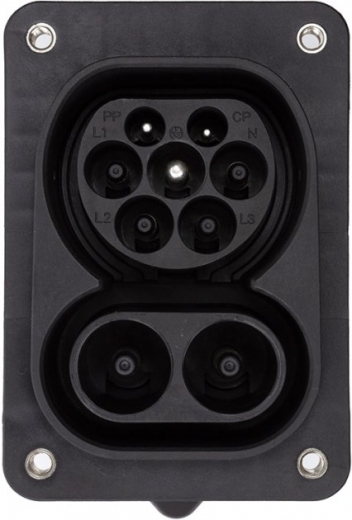 Розетка Duosida для электромобилей CCS Combo 2 (Male), 200 A, 32 A, 3-фазный (EV200436) - фото Розетка Duosida для электромобилей CCS Combo 2 (Male), 200 A, 32 A, 3-фазный (EV200436) - фото - интернет-магазин электроники и бытовой техники TTT