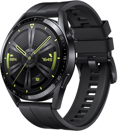 Смарт годинник Huawei Watch GT3 46mm (55026956) Black - фото - інтернет-магазин електроніки та побутової техніки TTT