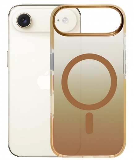 Панель BeCover FIBRA Shock-Proof case with MagSafe для Apple iPhone 17 Air (715455) Gold - фото - інтернет-магазин електроніки та побутової техніки TTT