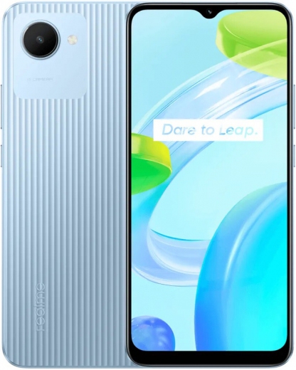 Смартфон realme C30 2/32Gb (RMX3581) Lake Blue - фото - интернет-магазин электроники и бытовой техники TTT