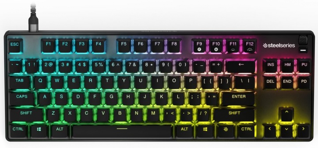 Клавиатура проводная SteelSeries Apex 9 TKL USB (SS64847) - фото - интернет-магазин электроники и бытовой техники TTT
