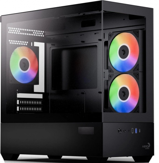 Корпус AeroCool P300D Digi-G-BK-v1 (ACCS-PN05033.11) Black  - фото - интернет-магазин электроники и бытовой техники TTT
