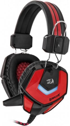Навушники Redragon Ridley (64204) Red/Black - фото - інтернет-магазин електроніки та побутової техніки TTT