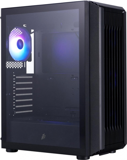 Корпус 1STPLAYER H6-BK-4F7 Black - фото - интернет-магазин электроники и бытовой техники TTT