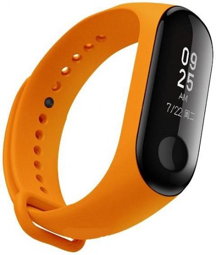 Ремінець Xiaomi Mi Band 3 Orange - фото - інтернет-магазин електроніки та побутової техніки TTT