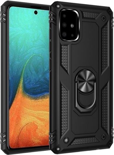 Панель BeCover Military для Samsung Galaxy A71 SM-A7160 (705750) Black - фото - інтернет-магазин електроніки та побутової техніки TTT