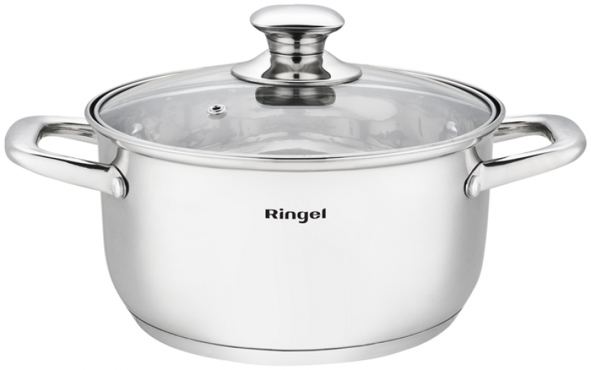 Каструля Ringel Grey line 2.3 л 18 см (RG-2022-18) - фото - інтернет-магазин електроніки та побутової техніки TTT