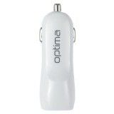 Автомобильное зарядное устройство 2USB Optima (1A) White - фото - интернет-магазин электроники и бытовой техники TTT