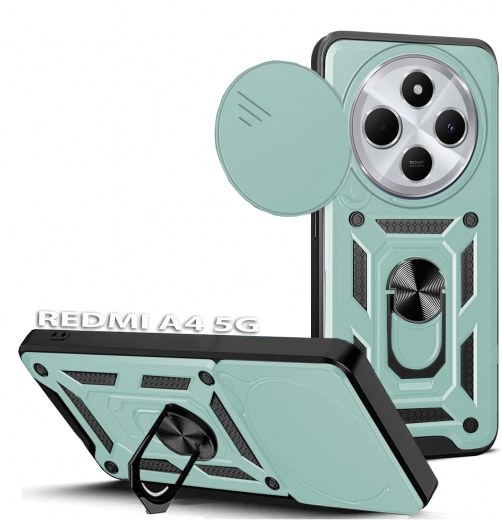 Панель BeCover Military для Xiaomi Redmi A4 5G (712876) Dark Green - фото - інтернет-магазин електроніки та побутової техніки TTT