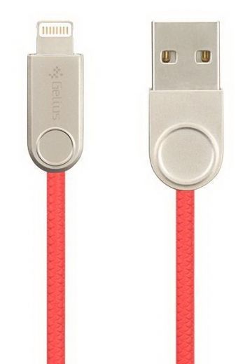 Кабель USB Cable Gelius Pro Nylon Lay iPhone 7 Red (2A) - фото - інтернет-магазин електроніки та побутової техніки TTT