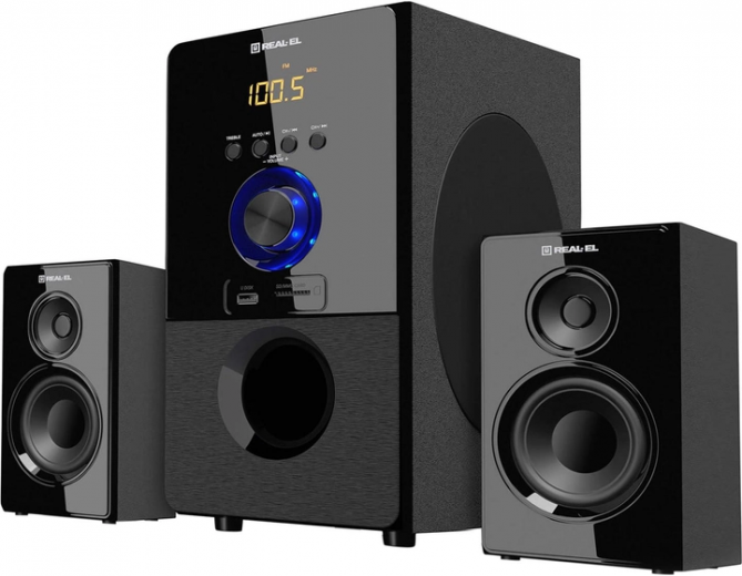 Акустическая система Real-El M-555 Black - фото Акустическая система Real-El M-555 Black - фото - интернет-магазин электроники и бытовой техники TTT