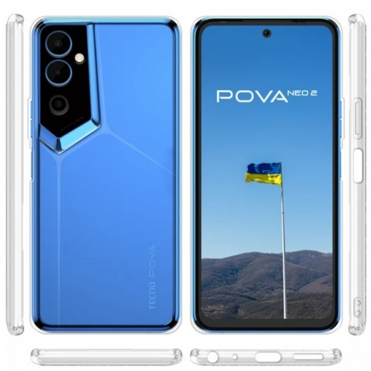 Cиліконовий чохол BeCover для Tecno POVA Neo 2 (LG6n) (708664) Transparancy - фото Cиліконовий чохол BeCover для Tecno POVA Neo 2 (LG6n) (708664) Transparancy - фото - інтернет-магазин електроніки та побутової техніки TTT