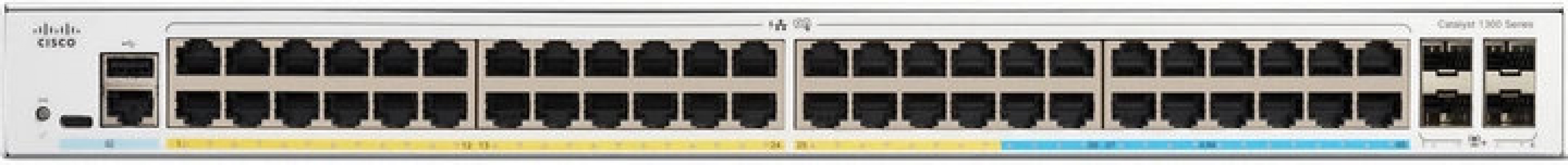 Коммутатор Cisco Catalyst 1300 (C1300-48T-4G) - фото - интернет-магазин электроники и бытовой техники TTT