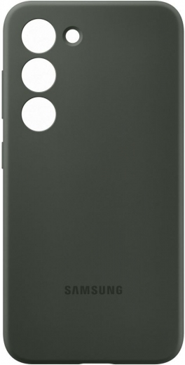 Панель Samsung Silicone Cover для Samsung Galaxy S23 (EF-PS911TGEGRU) Khaki - фото - интернет-магазин электроники и бытовой техники TTT