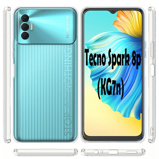 Панель BeCover для Tecno Spark 8p (KG7n) (707628) Transparancy - фото - интернет-магазин электроники и бытовой техники TTT