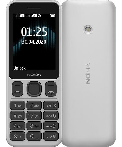 Мобильный телефон Nokia 125 White - фото - интернет-магазин электроники и бытовой техники TTT