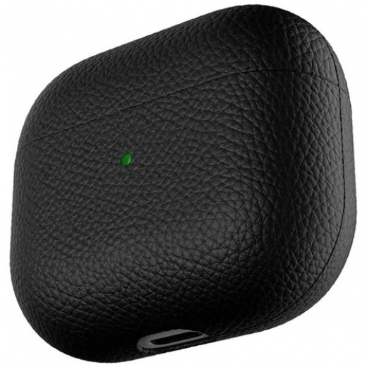 Чехол KeyBudz Artisan Series Leather for Apple AirPods 3 (AP3_S3_BLK) Black - фото - интернет-магазин электроники и бытовой техники TTT