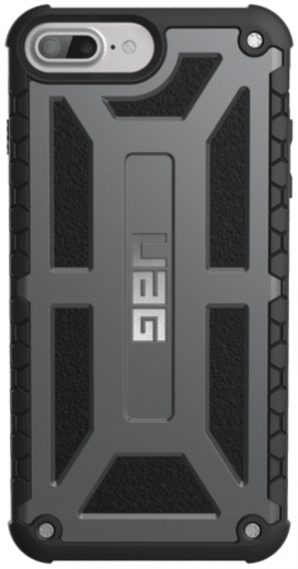 Чохол UAG iPhone 8/7/6S Plus Monarch Graphite - фото - інтернет-магазин електроніки та побутової техніки TTT