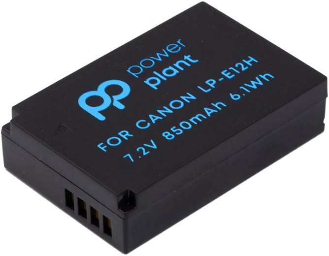Акумулятор PowerPlant для Canon LP-E12H 850 mAh (CB970506) - фото Акумулятор PowerPlant для Canon LP-E12H 850 mAh (CB970506) - фото - інтернет-магазин електроніки та побутової техніки TTT