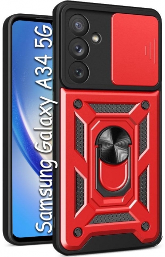 Панель BeCover Military для Samsung Galaxy A34 5G SM-A346 (709140) Red - фото - інтернет-магазин електроніки та побутової техніки TTT