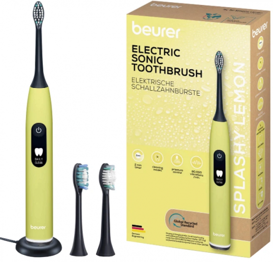 Електрична зубна щітка Beurer SC 50 Splashy Lemon GP - фото - інтернет-магазин електроніки та побутової техніки TTT
