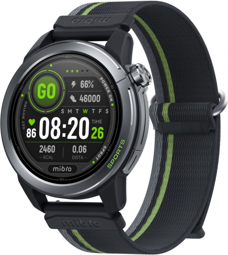 Смарт-часы Mibro GS Active2 (XPAW024) Dark Gray - фото - интернет-магазин электроники и бытовой техники TTT