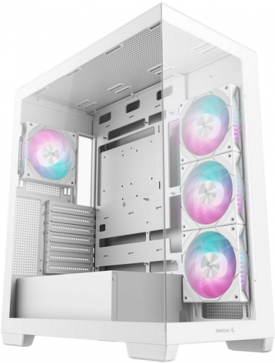 Корпус DeepCool CG580 4F (R-CG580-WHADA4-G-1) White  - фото - інтернет-магазин електроніки та побутової техніки TTT