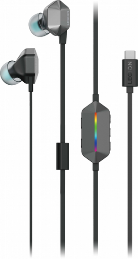 Навушники Lenovo Legion E510 7.1 RGB Gaming In-Ear Headphones (GXD1N40797) - фото - інтернет-магазин електроніки та побутової техніки TTT