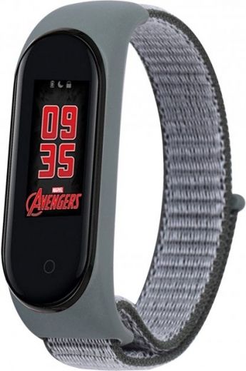 Ремешок BeCover Nylon Style для Xiaomi Mi Band 5 (BC_705423) Gray-Black - фото - интернет-магазин электроники и бытовой техники TTT