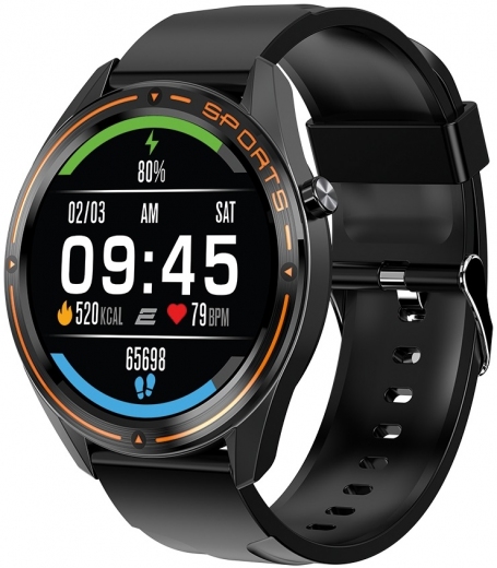 Смарт-часы 2E Motion GT 46 mm Black-Orange - фото - интернет-магазин электроники и бытовой техники TTT
