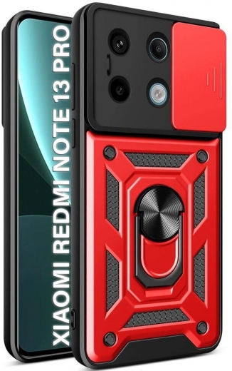 Панель BeCover Military для Xiaomi Redmi Note 13 Pro 5G (710696) Red - фото - інтернет-магазин електроніки та побутової техніки TTT
