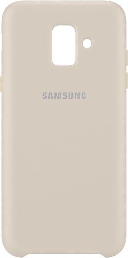 Панель Samsung Dual Layer Cover Galaxy A6 (2018) (EF-PA600CFEGRU) Gold - фото - интернет-магазин электроники и бытовой техники TTT