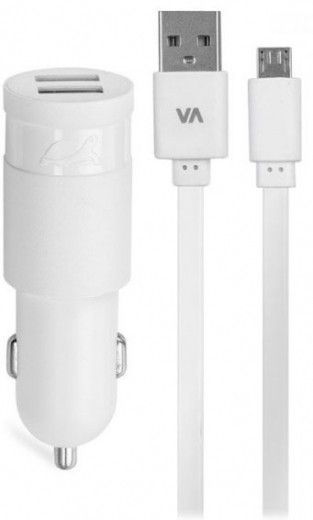 Автомобільний зарядний пристрій RivaCase VA4223 WD1 White - фото Автомобільний зарядний пристрій RivaCase VA4223 WD1 White - фото - інтернет-магазин електроніки та побутової техніки TTT